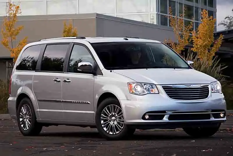 Chrysler Town And Country tire size