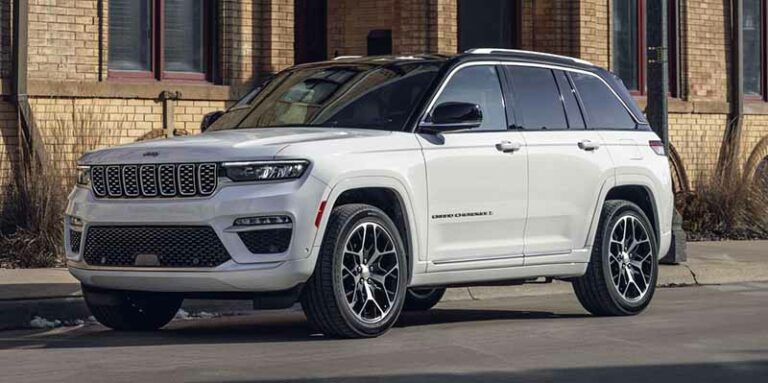 Jeep Grand Cherokee Tire Sizes & Spec (1993 - 2023)